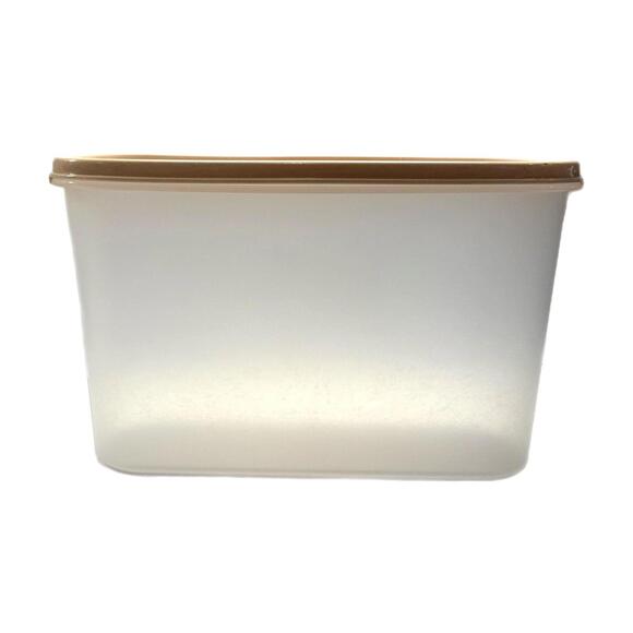 Vintage Tupperware Modular Mates Pale Pink Oval Container 2402A-1 Dusty Rose - Picture 1 of 6
